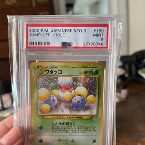 Pokemon Japanese jumpluff PSA 9